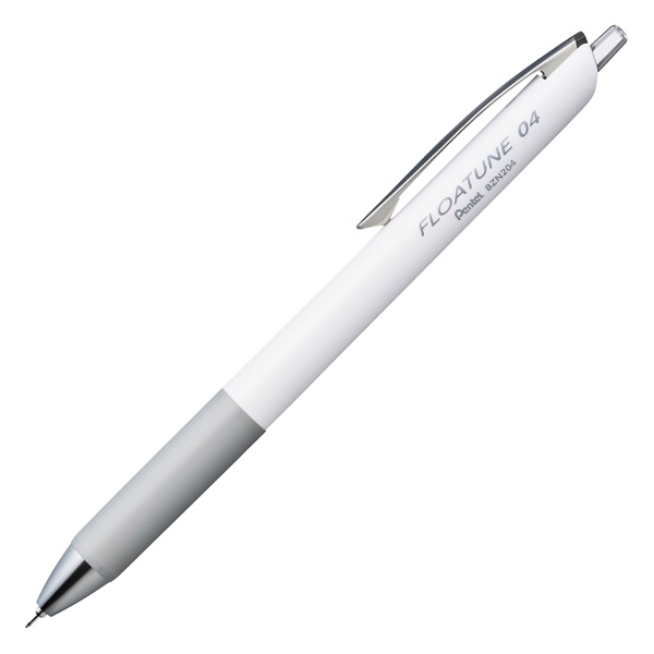 油性ボールペン FLOATUNE フローチューン 軸ホワイト(BZN204‐A/黒-0.4mm)