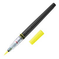 ぺんてる カラー筆ペン アートブラッシュ Neon Color Edition(蛍光イエロー)