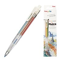 ぺんてる 多機能ツール 色鉛筆 Art Multi8 アートマルチ8 ホルダータイプ 色芯8色(本体)