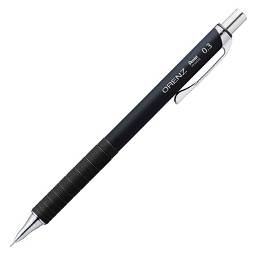 ぺんてる シャープペンシル オレンズ メタルグリップ ORENZ METAL GRIP(本体：ブラック-0.3mm)