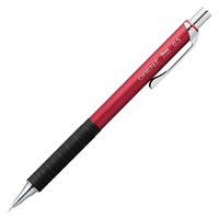 ぺんてる シャープペンシル オレンズ メタルグリップ ORENZ METAL GRIP(本体：レッド-0.5mm)