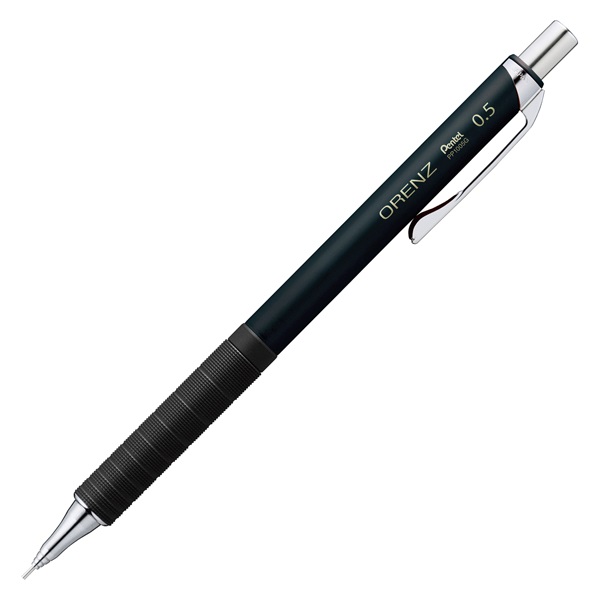 ぺんてる シャープペンシル オレンズ メタルグリップ ORENZ METAL GRIP(本体：ブラック-0.5mm)