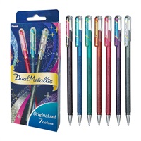 カラーボールペン Dual Metallic デュアルメタリック 1.0mm セット(オリジナル7色)