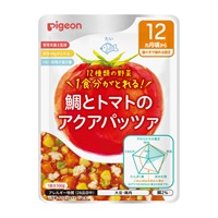 ピジョン 食育レシピ 1食分の野菜 鯛とトマトのアクアパッツァ 12ヵ月頃～ ベビーフード 離乳食(4902508005234)