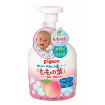 ピジョン　桃の葉　ボディソープ　薬用全身泡ソープ　20個　詰め替え ピジョン 薬用全身泡ソープ ももの葉 本体 450ml ボディソープ