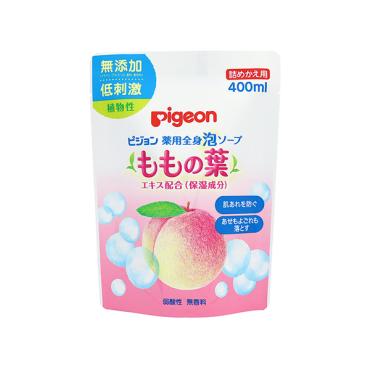 ピジョン 薬用全身泡ソープ ももの葉 詰めかえ用 400ml ボディソープ ベビー