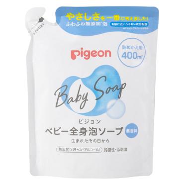 ピジョン 全身泡ソープ 無香料 詰めかえ用 400ml