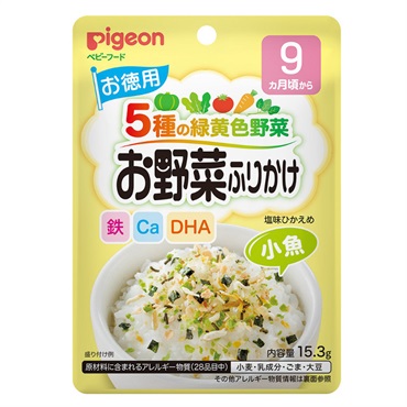 ピジョン お野菜ふりかけ 小魚 お徳用 9ヵ月頃～ ベビーフード 離乳食