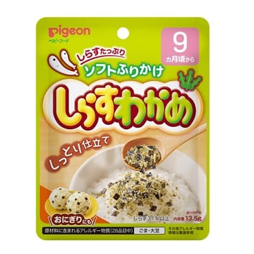 ピジョン ソフトふりかけ しらすわかめ 9ヵ月頃～ ベビーフード 離乳食