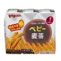 ピジョン 紙パック飲料 ベビー麦茶 125ml×3個パック 1ヶ月頃～ ベビー飲料(4902508135115)