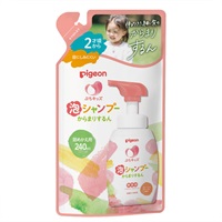 ピジョン ぷちキッズ 泡シャンプー からまりするん 詰めかえ用 240ml フレッシュアップルの香り 2歳頃～(4902508273428)