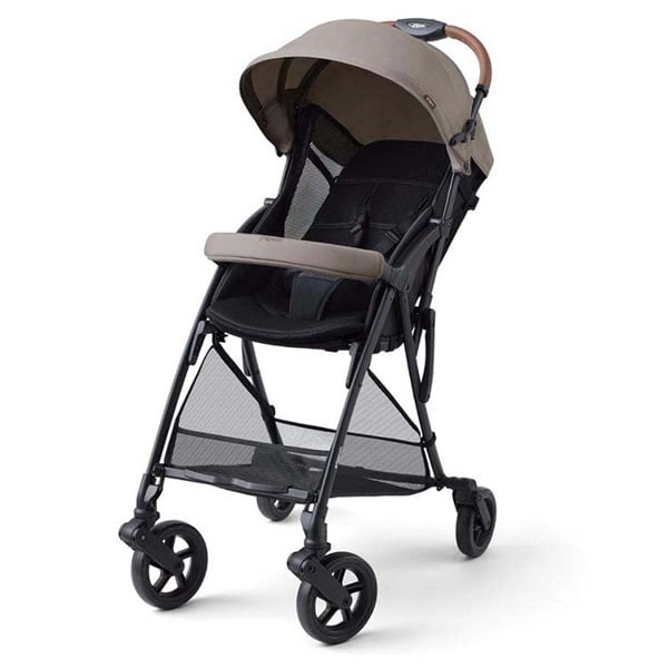 Bebe様KGエボリューション KGS-1062Hスピニング2ピース美品 ピジョン ビングル BB5 トープベージュ 7ヶ月～ 背面 ベビーカー
