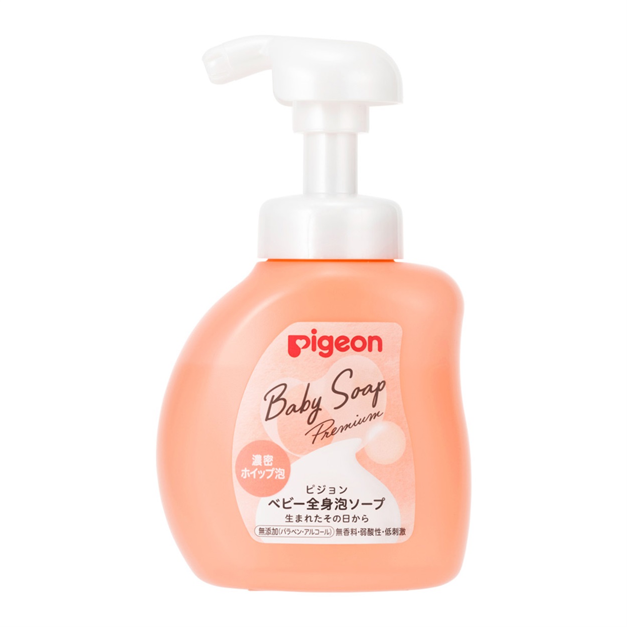 ピジョン 薬用全身泡ソープ ももの葉 本体 450ml ボディソープ ベビー