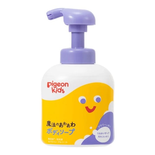 ピジョンキッズ 魔法のあわあわ ボディソープ 本体 400ml フラワーの香り