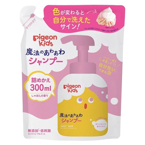 ピジョンキッズ 魔法のあわあわ シャンプー 詰めかえ用 300ml しゃぼんの香り