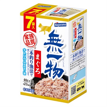 無一物パウチ まぐろ 一本釣り漁法 7個パック 40g×7袋 無一物 はごろもフーズ