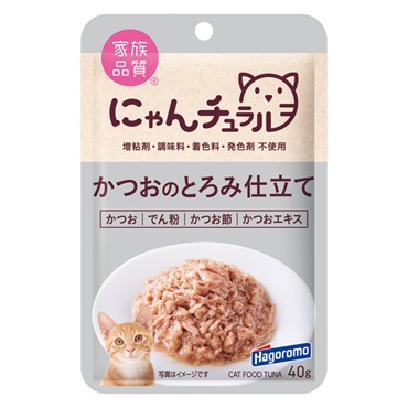 にゃんチュラルパウチ かつおのとろみ仕立て 40g はごろもフーズ