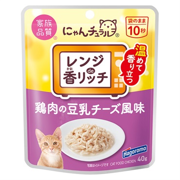 にゃんチュラル香リッチ 鶏肉の豆乳チーズ風味 40g はごろもフーズ