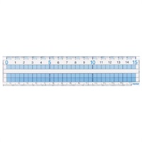 見やすい方眼定規 15cm(AJH158)