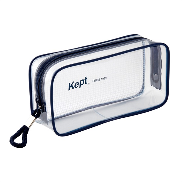 Kept クリアペンポーチ(KPF902K/ネイビー)