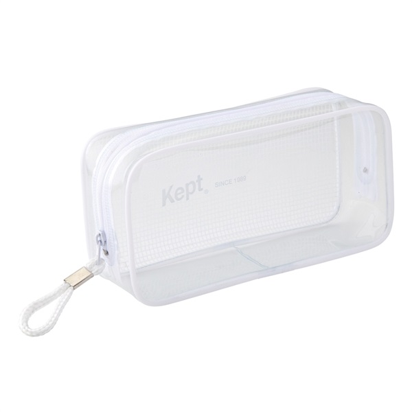 Kept クリアペンポーチ(KPF902W/ホワイト)