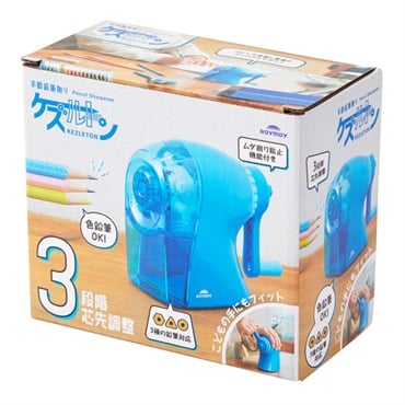 手動鉛筆削りケズルトン(ブルー)