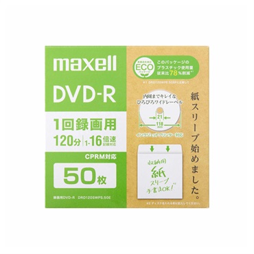 DVD-R エコパッケージ 1-16倍速 CPRM対応 | イオンスタイルオンライン