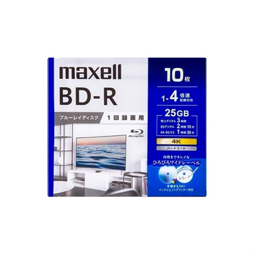 maxell　録画用ブルーレイ　R　BRV25WPG.10S