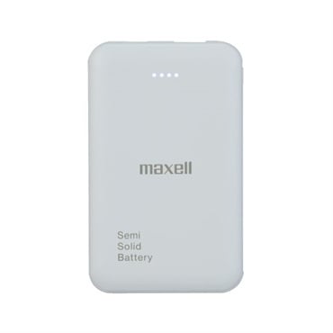 maxell　Ah半固体モバイルバッテリー　MPC-CSSB5000・MPC-CSSB10000(MPC-CSSB5000WH)