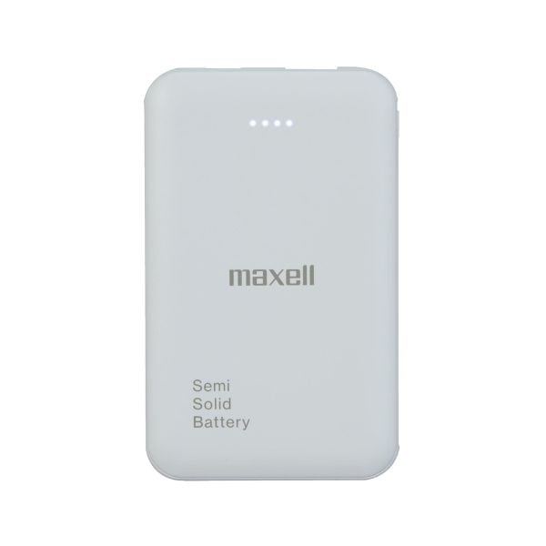 maxell　Ah半固体モバイルバッテリー　MPC-CSSB5000・MPC-CSSB10000(MPC-CSSB5000WH)