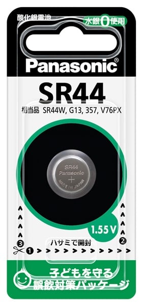 パナソニック　酸化銀電池　ＳＲ４４Ｐ(SR44P)
