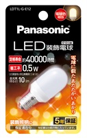 パナソニック　ＬＥＤ装飾電球(LDT1LGE12)