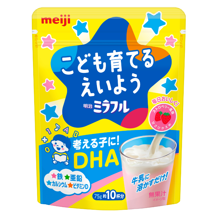 明治 ミラフル 粉末飲料 ストロベリー風味(4902705056053)