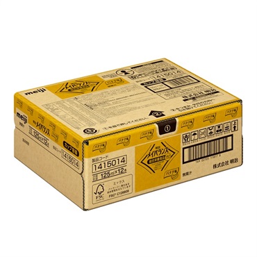 メイバランスMini カップ ミルクテイスト ボール 125ml×12本 明治(バナナ味)