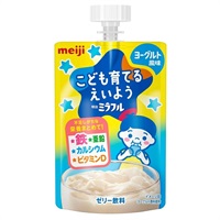 明治 ミラフル ゼリー ヨーグルト風味 1歳頃～ ゼリー飲料 おやつ(4902705129917)