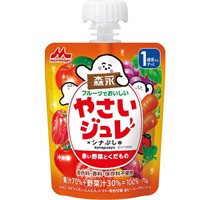 森永 フルーツでおいしい やさいジュレ 赤い野菜とくだもの 1歳頃～ ベビー飲料(4902720117104)