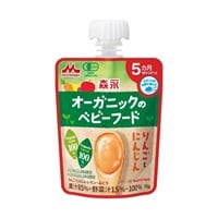 森永 オーガニックのベビーフード りんごとにんじん ゼリー飲料 5ヶ月頃～