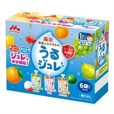 森永 果実とミネラルのうるジュレ 6袋入りパック 1歳頃～ ベビー飲料