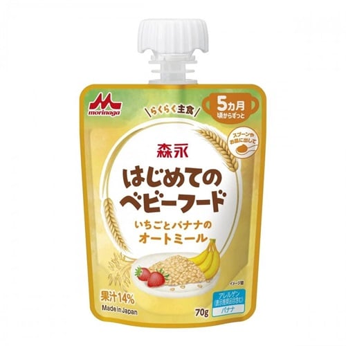 森永 はじめてのベビーフード いちごとバナナのオートミール 5ヵ月頃～ ベビーフード