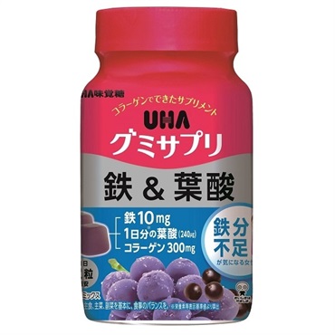 UHAグミサプリ 鉄&葉酸 30日分　UHA味覚糖
