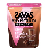 ザバス ホエイプロテイン1000 マルチビタミン&ミネラル ミルクショコラ風味 明治(900g)