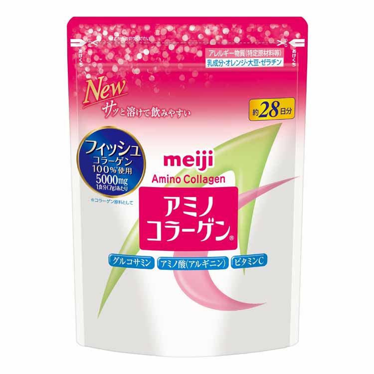 明治 - さらーり　アミノコラーゲン　3袋　新品 Amazon | 明治 アミノコラーゲン 詰替用 196g×3袋セット