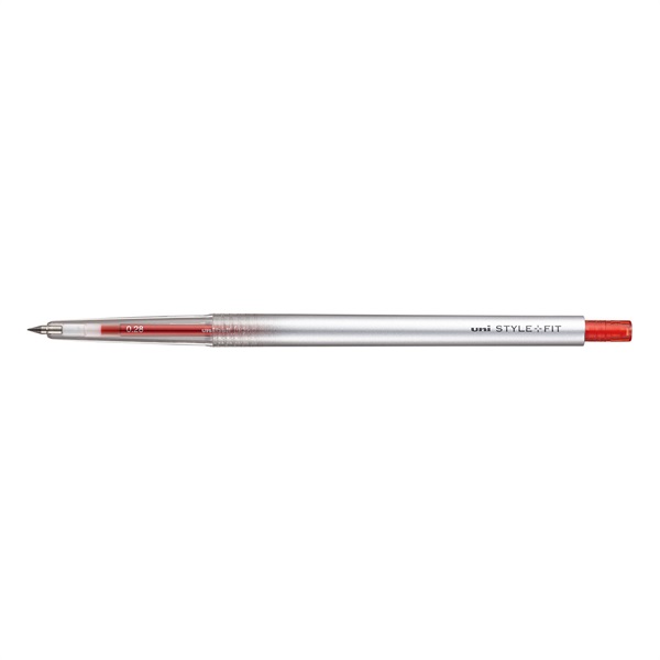 三菱鉛筆 スタイルフィット単色ノック 0.28 UMN13928(レッド)