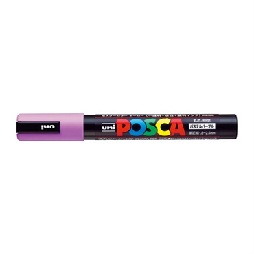 ポスカ 中字(パステルパープル)