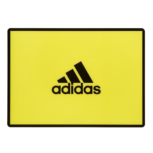 三菱鉛筆　下敷　アディダス　　黄黒(adidas)