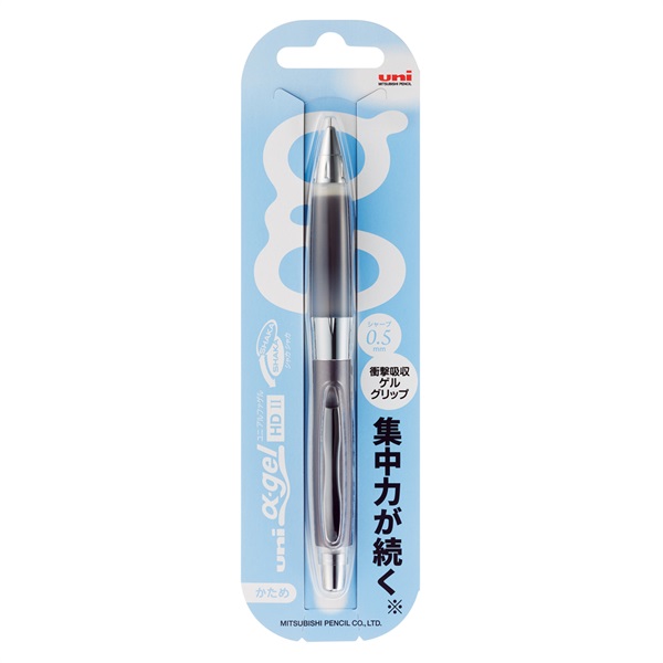 三菱鉛筆　アルファゲルシャカシャカ機能搭載モデル0.5　(ガンメタリック)