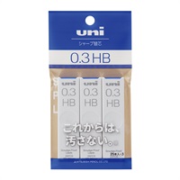 三菱鉛筆 シャープ替芯  3P HB ULS03253PHB(0.3)
