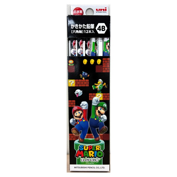 スーパーマリオ ダース箱鉛筆 4B | イオンスタイルオンライン 衣料品