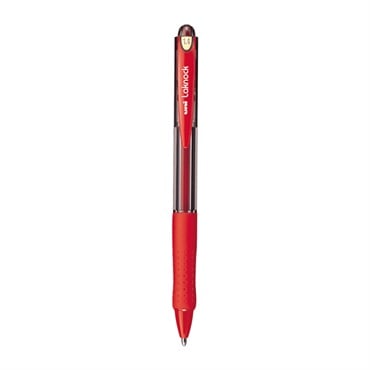 赤　ノックペン 油性ボールペン ジムノック 0.5mm 赤 KRBS-100 ゼブラ - アスクル