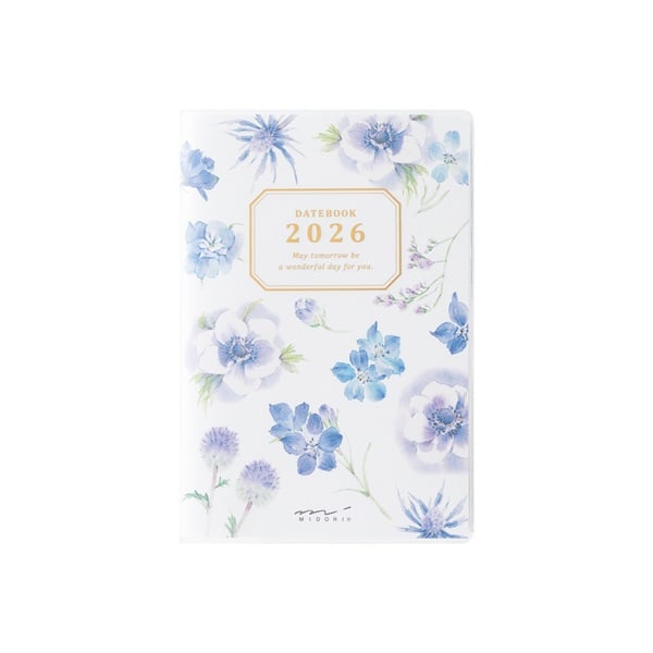 2026年1月始まり】 ポケットダイアリー<ミニ> カントリータイム 花柄